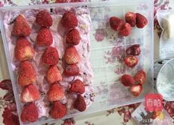 草莓 甜菜根粉 雪花酥的做法图解5