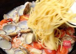 意式海鲜意面的做法图解4