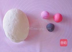 爱心抱抱熊豆沙包的做法图解1