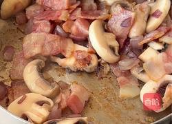 奶油虾滑蘑菇意面的做法图解3