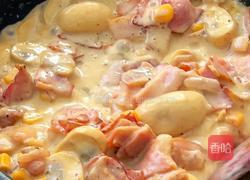 奶油培根蘑菇土豆的做法图解7