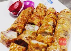 #年夜饭# 加拿大北极虾腐衣卷的做法图解10