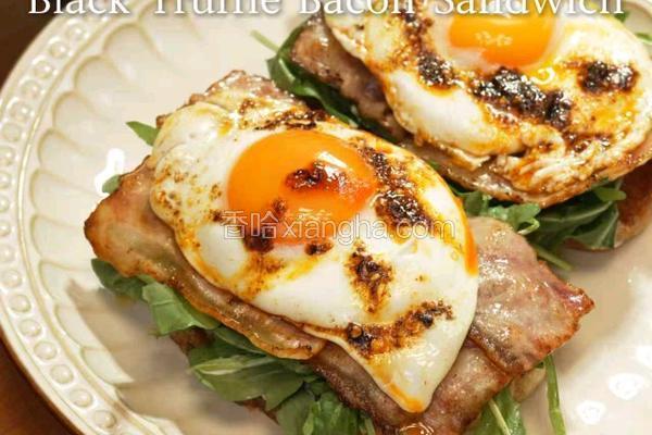 黑松露培根三明治
