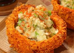 土豆泥沙拉鸡肉碗