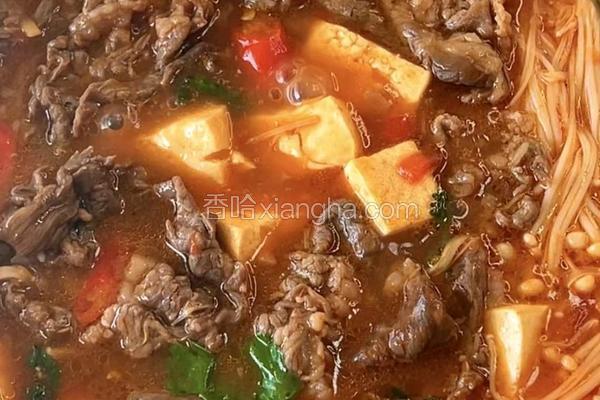 牛肉豆腐煲