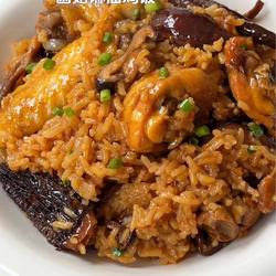 菌菇麻油鸡饭的做法[图]