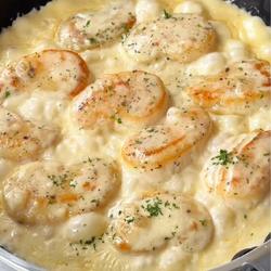 黑松露法式奶油扇贝的做法[图]