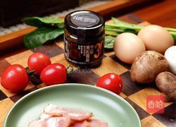 意式蘑菇培根烘蛋的做法图解1