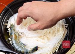 蒜蓉生蚝大虾煲的做法图解4