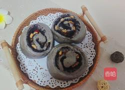 黑芝麻红枣养生馒头的做法图解9
