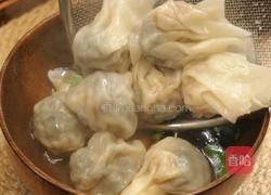 皮蛋鲜肉馄饨的做法图解7