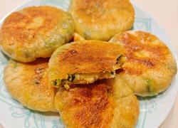 韭菜鸡蛋发面饼