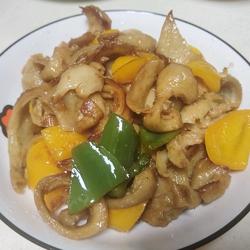 菜椒炒面筋的做法[图]