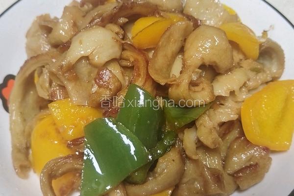 菜椒炒面筋