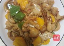 菜椒炒面筋的做法图解8