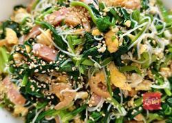 凉拌菠菜粉丝的做法图解7