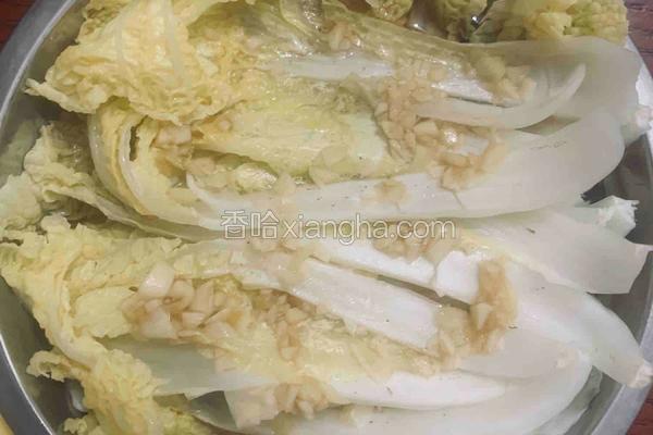 蒜蓉蒸娃娃菜(电饭煲简易版)
