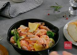 蒜香黄油炒加拿大北极虾的做法图解8