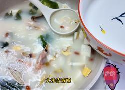 加拿大北极虾海鲜豆腐汤的做法图解7