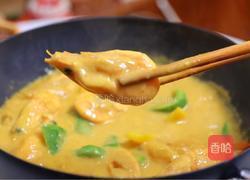 椰香咖喱加拿大北极虾的做法图解8