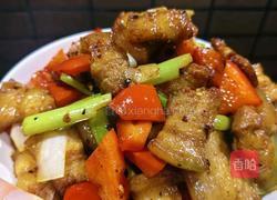  家常大葱红椒炒五花肉的做法图解6