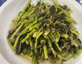 野三笋炒咸菜[图]