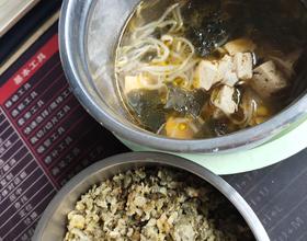 午饭，疙瘩，豆腐豆芽汤[图]