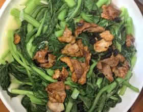 瘦肉炒菜心[图]