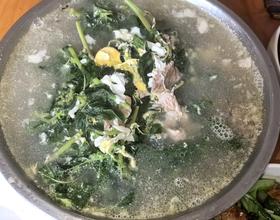瘦肉苋菜鸡蛋汤[图]