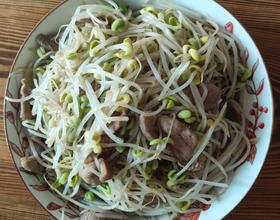 豆芽炒肉[图]