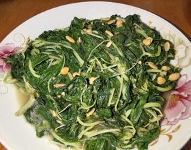 豆瓣酱炒麻叶[图]