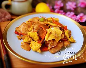 杏鲍菇炒鸡蛋[图]