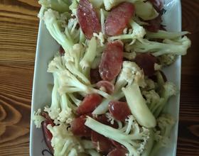 花椰菜炒腊肠[图]