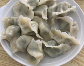 凉拌干丝 韭菜鸡蛋水饺 这外面现包的水饺也不怎么好吃 没啥味道[图]