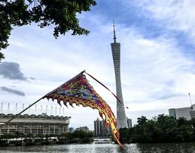滨江路的龙船旗[图]