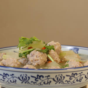 冬瓜汆丸子-香哈名厨课视频